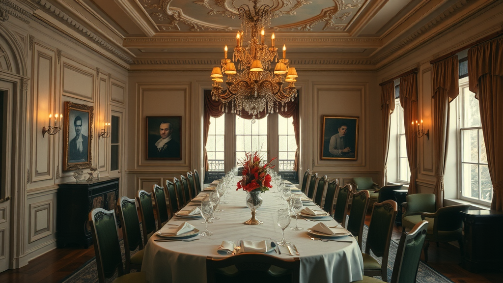 classy dining room